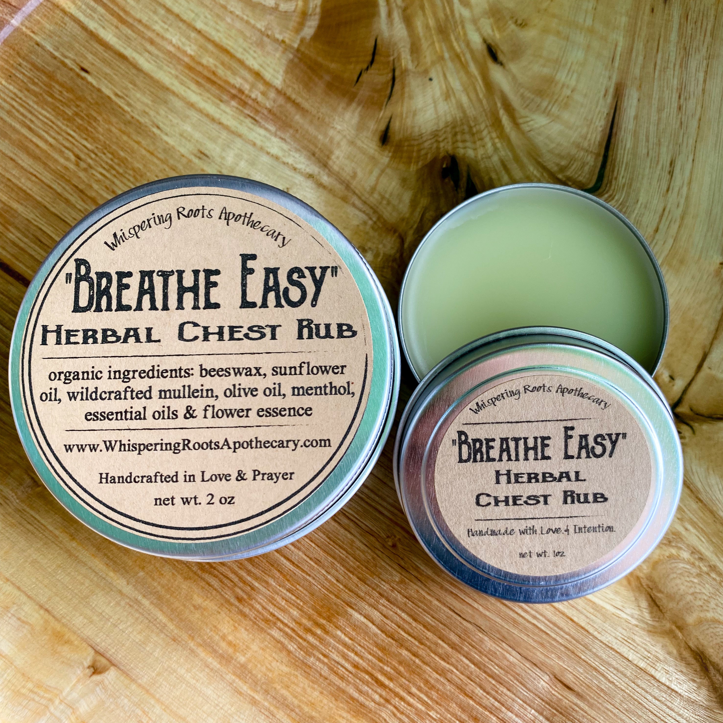 Breathe Easy* Herbal Chest Rub