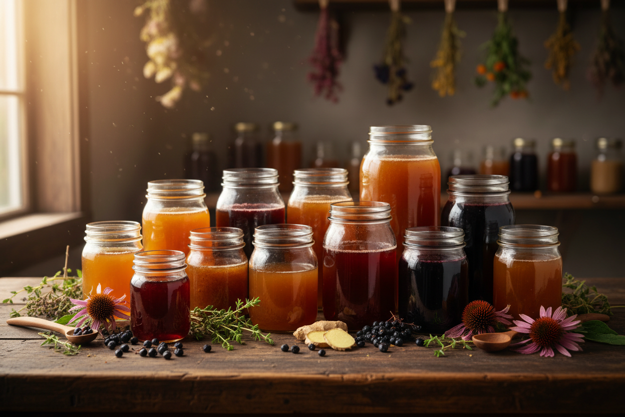 Herbal Tonics, Syrups & Electuaries