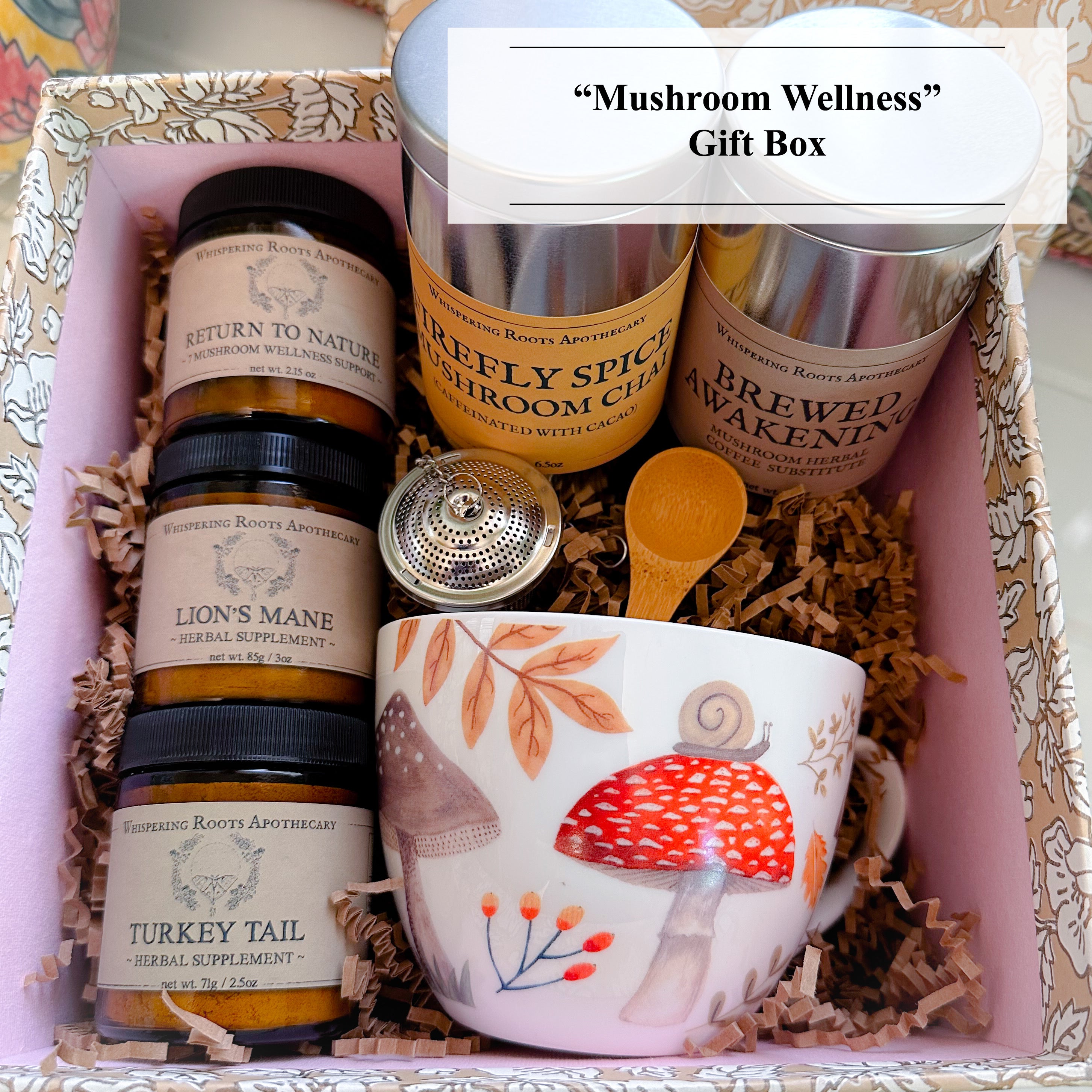 &quot;Mushroom Wellness&quot; Gift Box