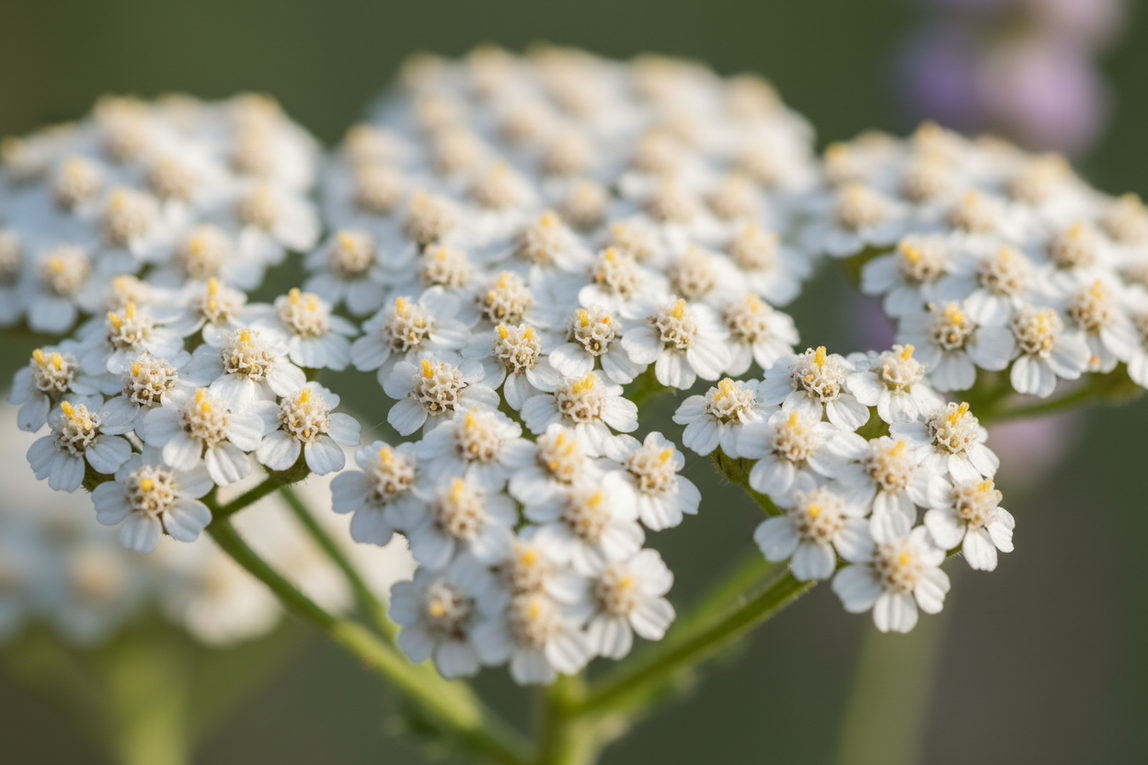Close up of yarrow flowers