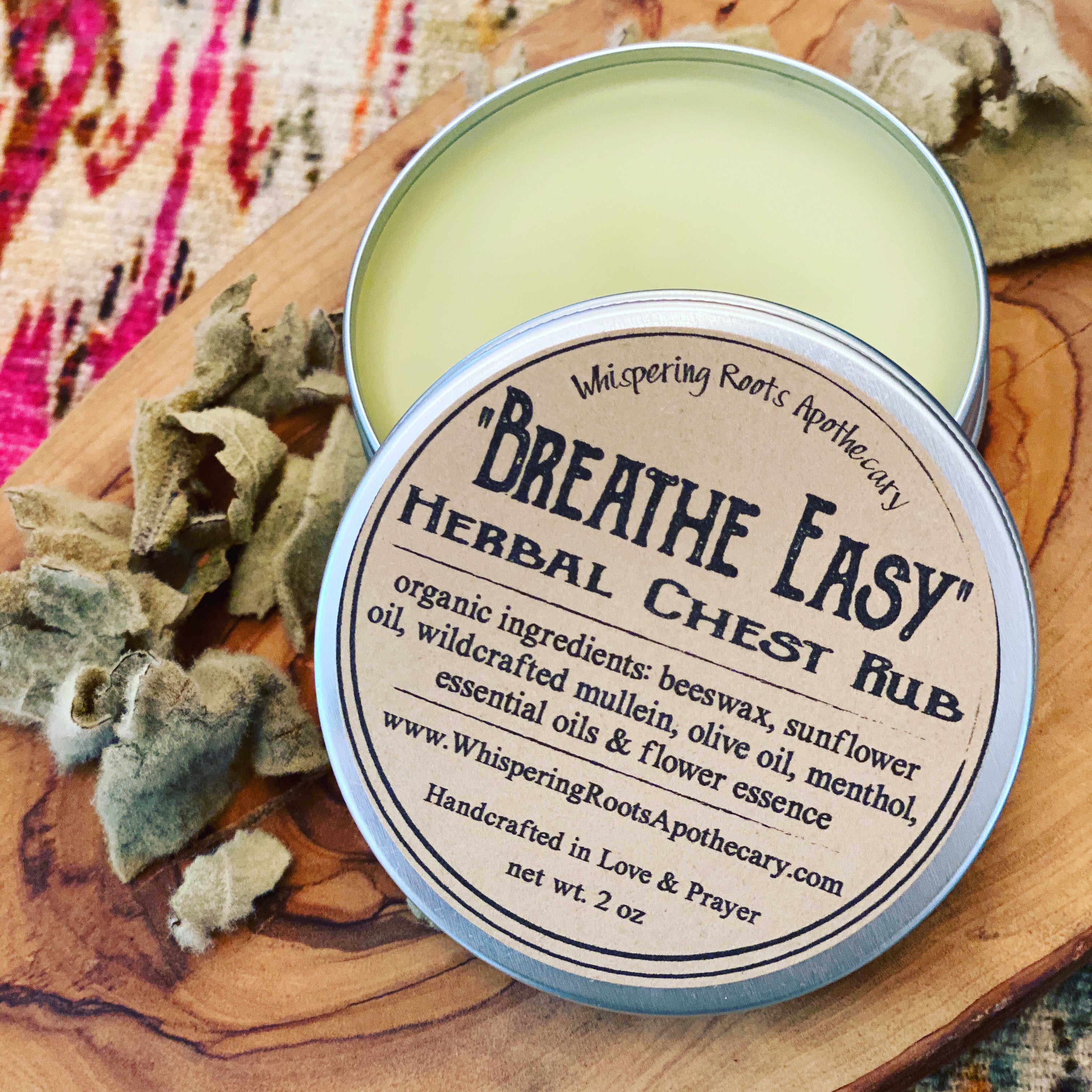 Breathe Easy* Herbal Chest Rub